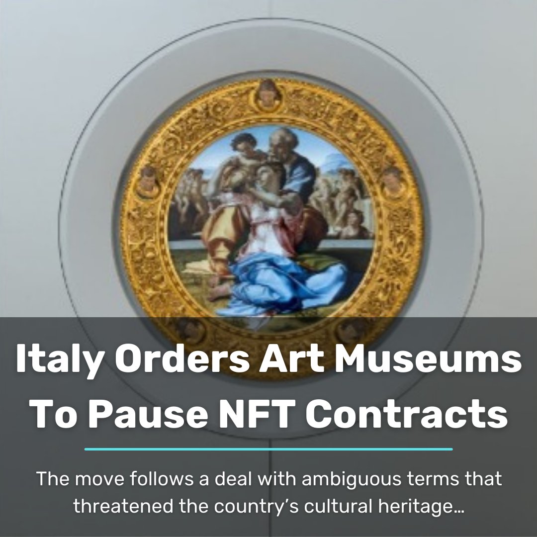 seriouslynft's tweet photo. Florence’s Uffizi Gallery sold an NFT of Michelangelo’s Doni Tondo for €240k. But while it looked like a promising new revenue stream, the tech company the gallery partnered with took the lion’s share of the fees, leaving the gallery just €70k.

#nft #nfts #nftnews #crypto https://t.co/lga8Xm4xvW