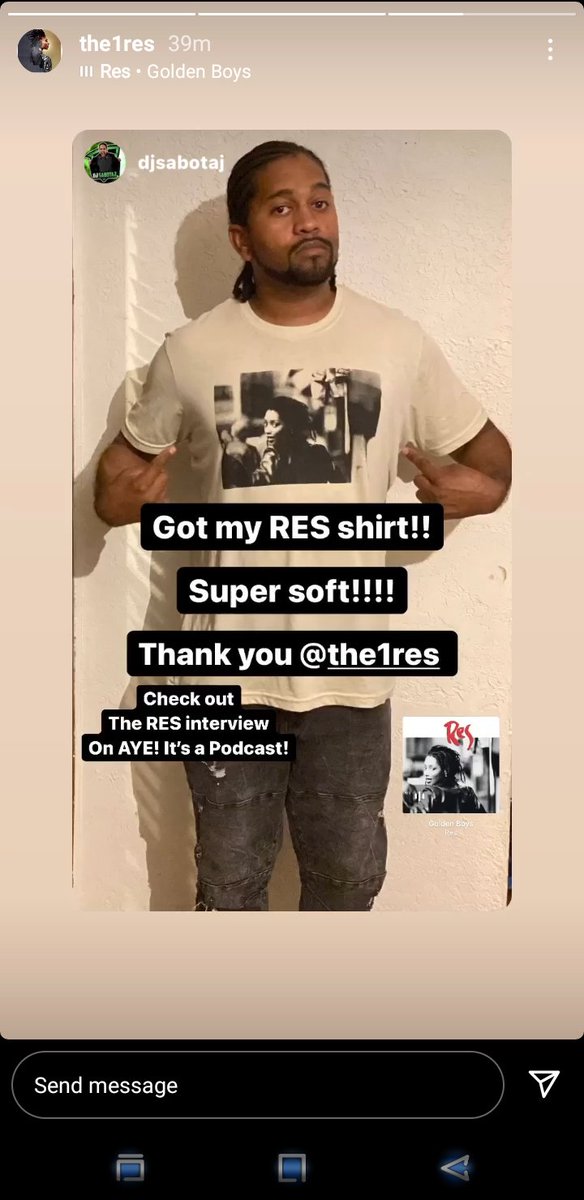the1res's tweet photo. 💜💜💜💜 @djsabotaj

Check us out on #AYE It's a #Podcast:
https://t.co/hmURFXpNxi #ApplePodcast #DJSabotaj #RES https://t.co/yFGb7QJzpj