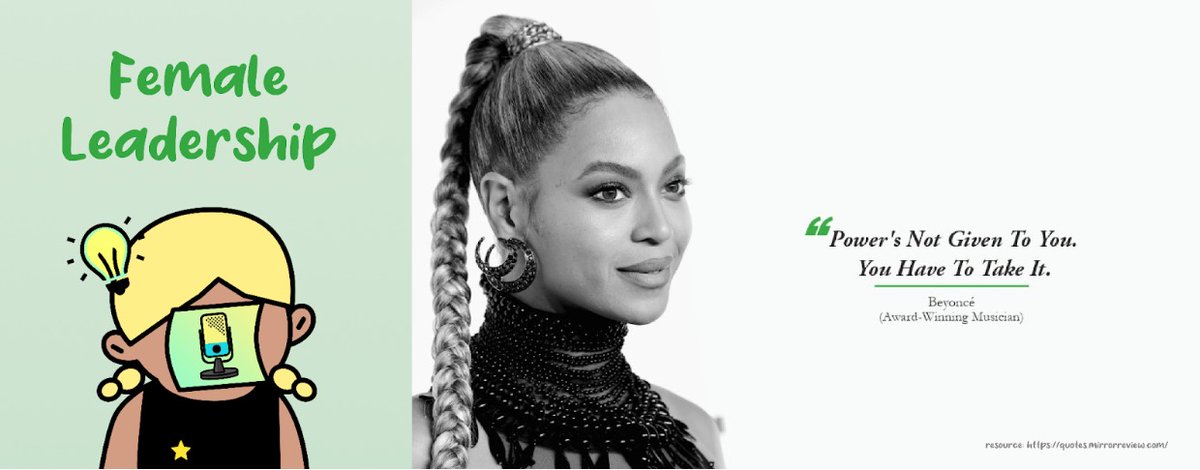 Power’s not given to you. You have to take it.

#weeklytopic #tagtalent #womenleadership #womencareer