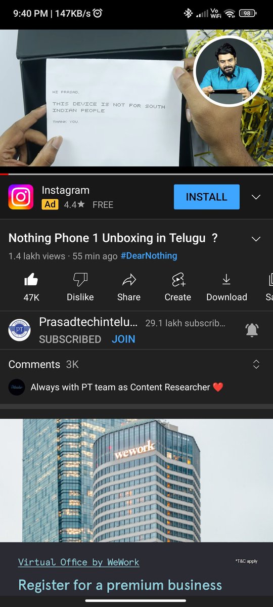 Lucky_fcb07's tweet photo. #DearNothing
@nothing 
@iamprasadtech 
I think you got your answer @nothing  😂😂😂 https://t.co/sXnfikjx64