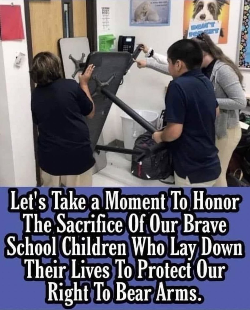 PimpRonRon's tweet image. Sometimes it’s easy to forget the sacrifices we make for the safety of are guns.

It’s what they would’ve wanted. 

#GunControlNever #NRA #ControlGunControl