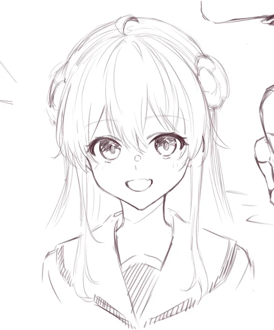 今日落書きしてかわいく描けたシャミ桃 