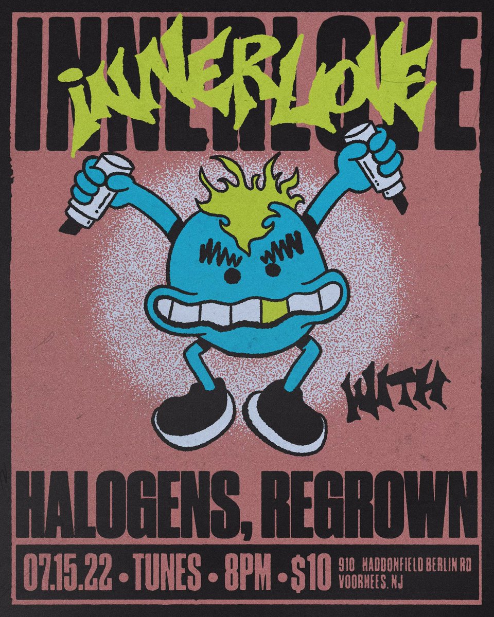 Bad news! Due to unfortunate circumstances we will not be able to play the Tunes show this weekend. Good news! Our very good friends @regrownnj will be taking our spot. Please go out and support them, @_innerlove, and @HalogensNJ. We will have more shows soon. See you soon.