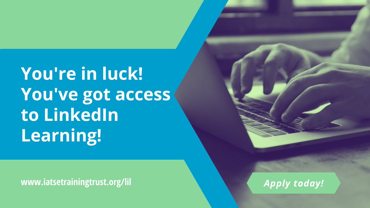 There are 17,000+ courses across business, creative, and technology libraries waiting for you and new classes are added weekly. So, what are you waiting for? Get started today with your free LinkedIn Learning account through the TTF. iatsetrainingtrust.org/lil