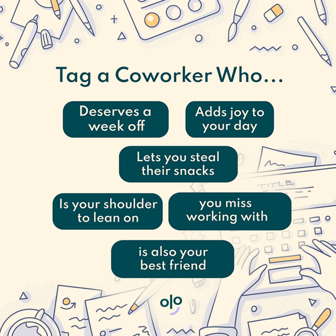 Dittolo_app's tweet photo. It’s the people beside you on a day to day basis that make such a huge difference to your happiness.

Tag someone that makes a mark on your life who might need a little recognition today 👇 https://t.co/JBVLMhMFMM