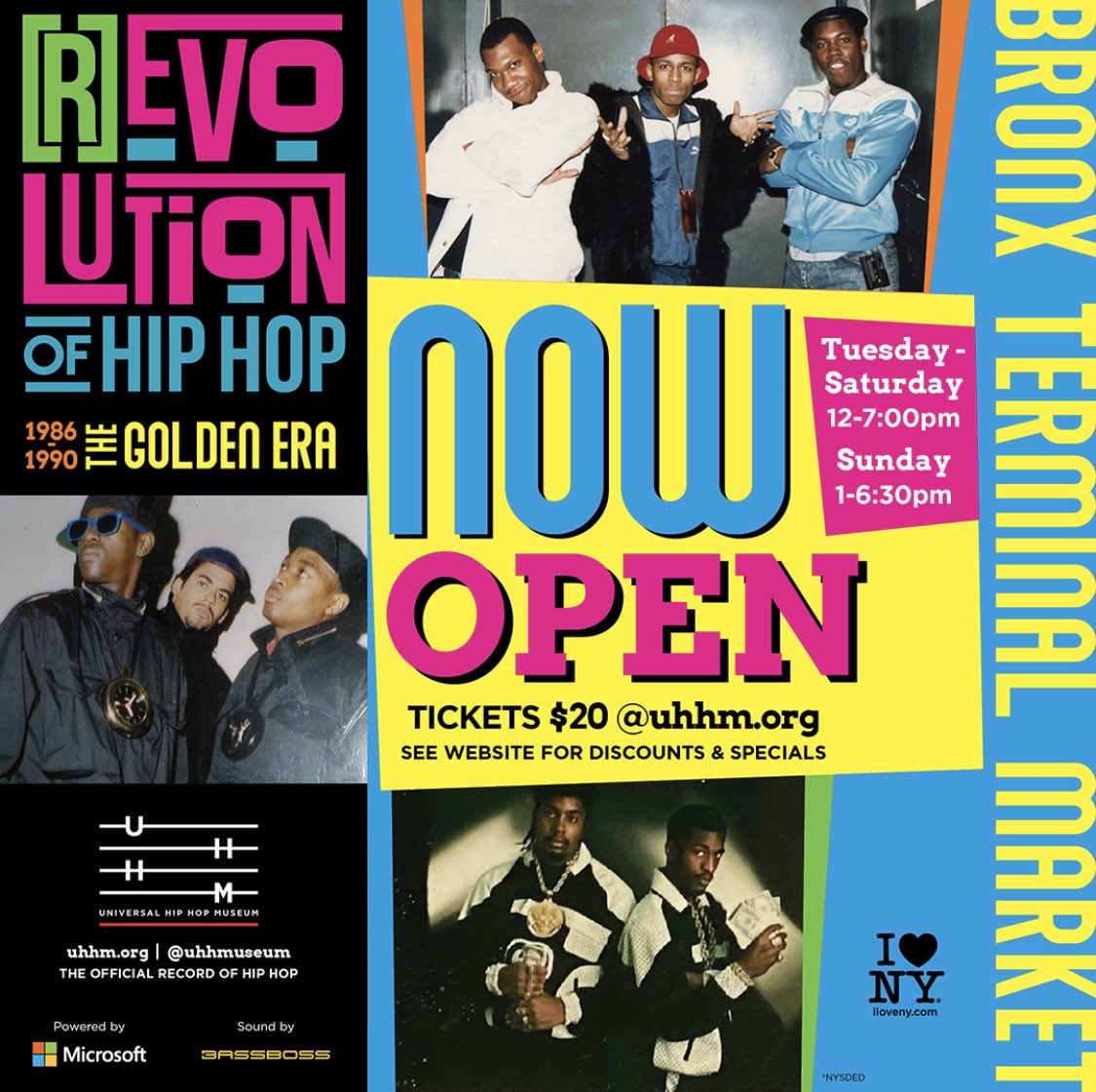 thhmuseum's tweet photo. The [R]Evolution of Hip Hop “Golden Era” 1986-1990 is OFFICIALLY open‼️  Get your ticket NOW to reserve your spot at the hottest exhibit in the world, click here https://t.co/IWwfoiy0sO. https://t.co/cOTtAc7zy1