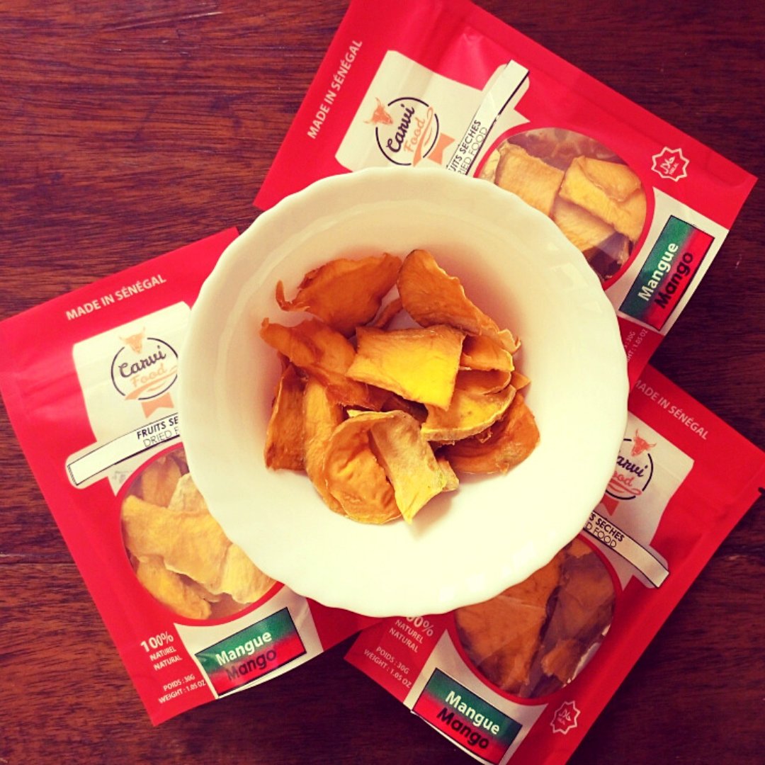 CarviFood's tweet photo. En plus de la viande séchée de boeuf, la mangue séchée 🥭🥭🥭 est disponible à SEULEMENT:
+ 600 FCFA à partir de 24 
+ 800 FCFA en détails
Commandez dès MAINTENANT au  78 124 73 66 ! https://t.co/AdXqrgqHIg