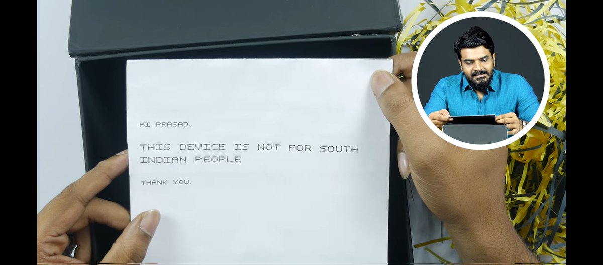 Varun11171's tweet photo. #DearNothing
@nothing
@iamprasadtech @TechFactsRafee 

20% of the Indian population are from the southern part. That's the tweet 🙏 https://t.co/BMb0ym80m1