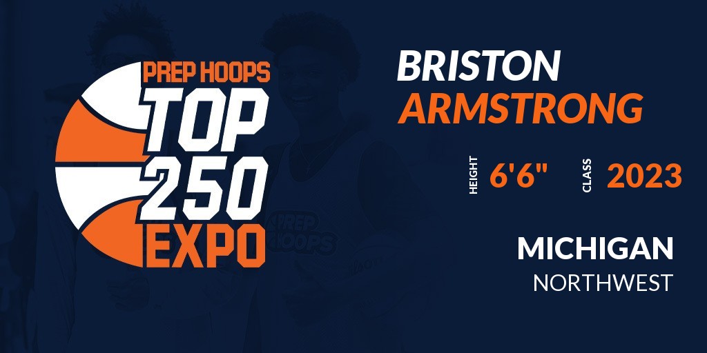 PrepHoopsMI's tweet photo. Welcome Class of 2023 Briston Armstrong (@BristonArmstro1) of Northwest  HS to the @PrepHoopsMI Top 250 Expo @ MSA Woodland. 

🔥🏀 #PHTop250 🏀🔥

Register NOW! 👇  
https://t.co/URAnX4Lile https://t.co/uURgruDCxk