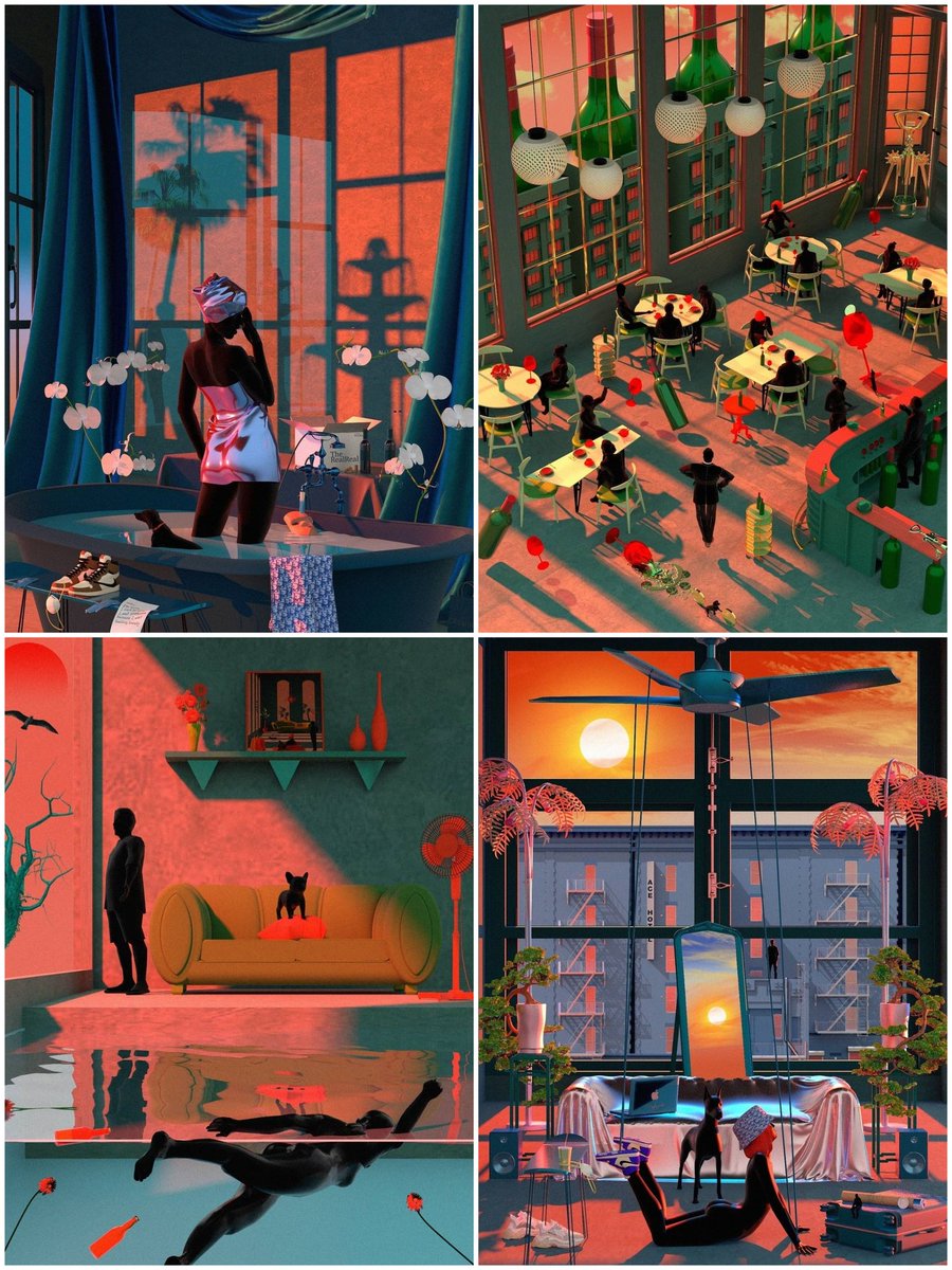 I study Space and Color #PortfolioDay