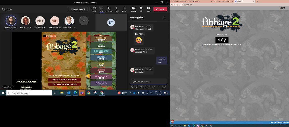 Debadeepta13's tweet photo. Intel has this amazing concept of Intern Cohorts where the interns can interact and connect with each other. I had an amazing time last week playing Jackbox games with my cohort!
#IamIntel #intern4intel https://t.co/kdffFfNOtj