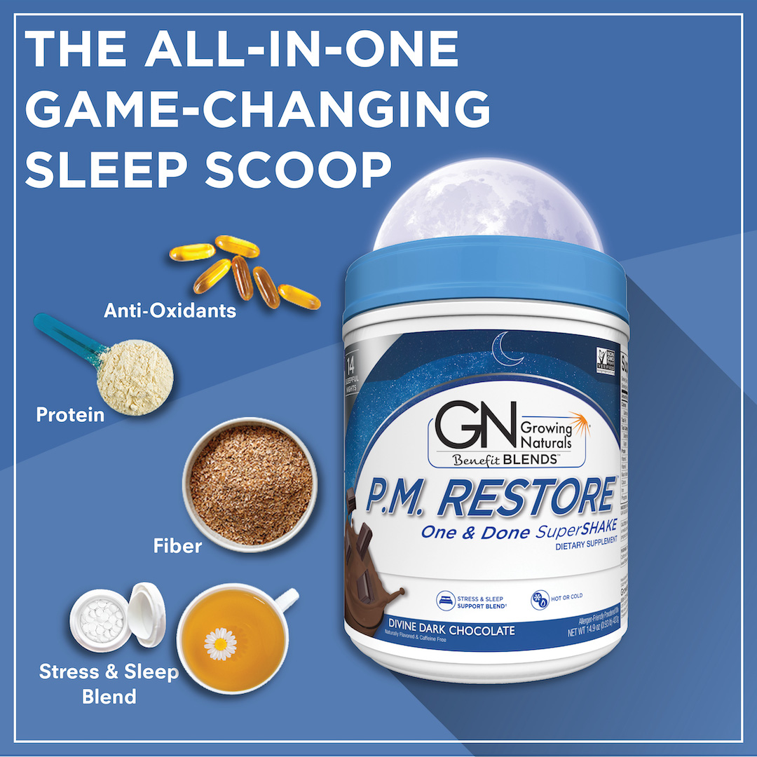 growingnaturals's tweet photo. PM Restore delivers protein, fiber &amp; anti-oxidants, and supports healthy sleep in a single scoop. Vegan ingredients help your body relax, rebuild and awake refreshed. Rich and creamy, hot or cold, enjoy a new nightly guilt-free chocolate ritual. https://t.co/gIwwgVkKQZ https://t.co/zIww2LcMd9