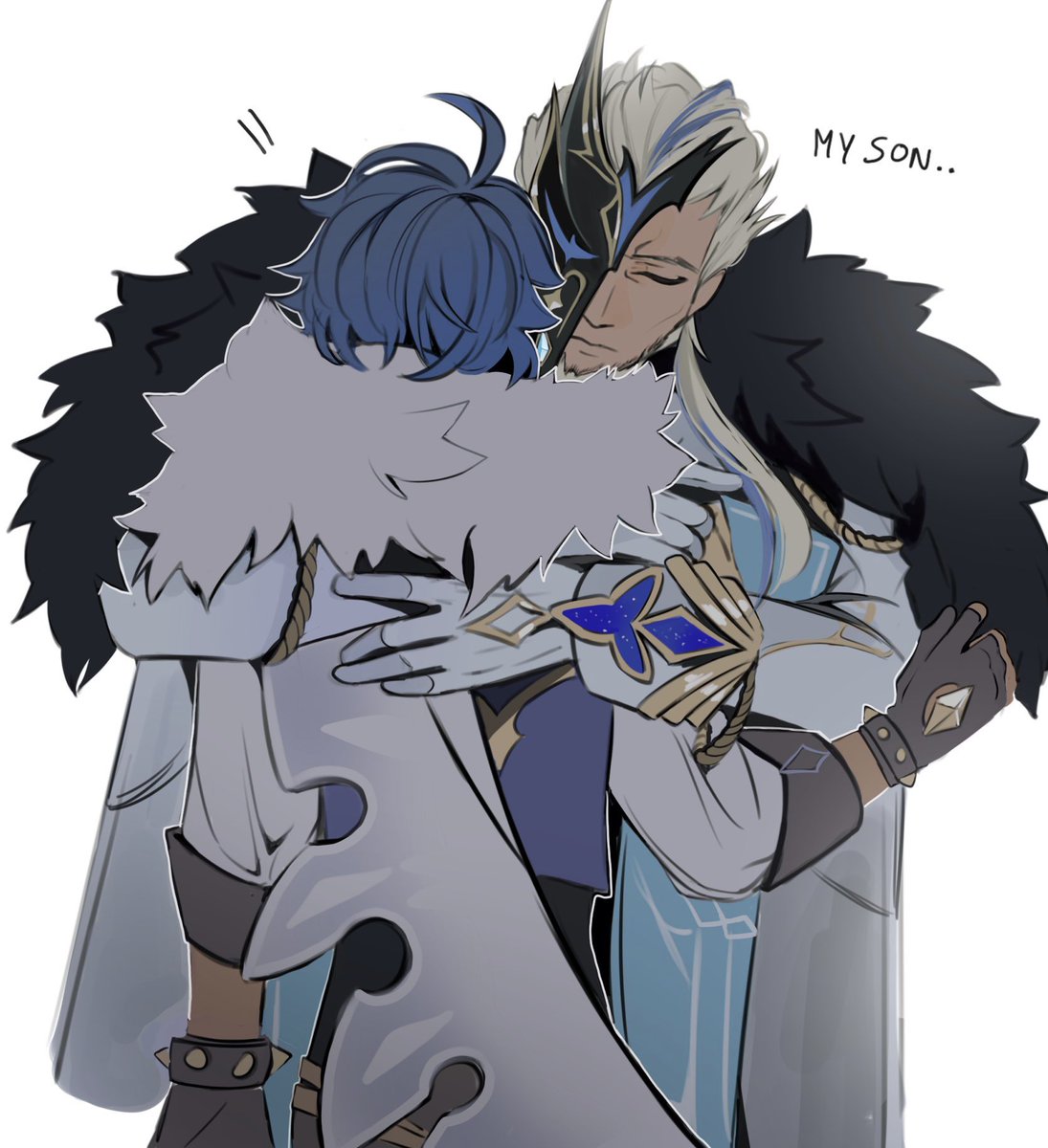 frennarts's tweet photo. Pierro and Kaeya https://t.co/yQiJp5cvir