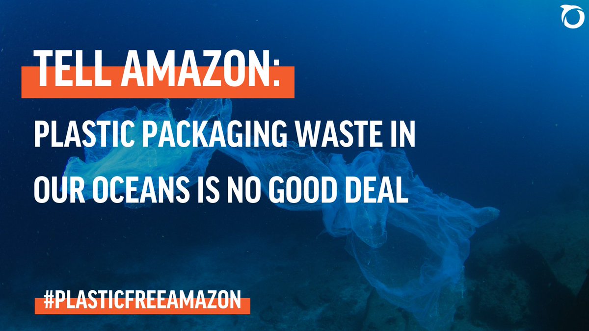 oceana's tweet photo. #PrimeDay is no good deal for oceans —@Amazon generated an estimated 599 million pounds of plastic packaging waste in just 2020 alone. Tell @Amazon it’s time to take immediate, company-wide action to reduce their plastic use: https://t.co/bUc0SqNUTG #PlasticFreeAmazon https://t.co/FMuwpkTQT5