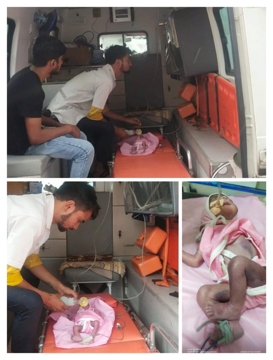 GandhidhamTho's tweet photo. @CollectorKutch @KutchDdo @GujHFWDept @GujaratRbsk અતીભારે વરસાદ મા RBSK team ગાંધીધામ દ્વારા ખાનગી હોસ્પિટલ ખાતે અધુરાં માસે જન્મેલ નવજાત શિશુ ને NICU રામબાગ હોસ્પિટલ ગાંધીધામ ખાતે રીફર કરી નવજીવન આપ્યુ https://t.co/AhkzWdizlX