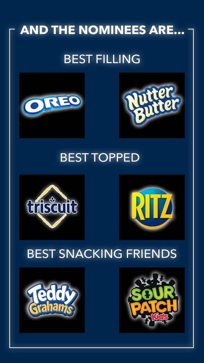 Snack award season is here, and we’re proud to present our nominees. Which ones are getting your vote?
