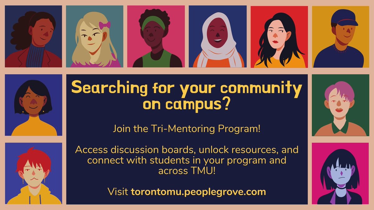 Joining TMP is a monthly time commitment of only 2-3 hours, and there are many events, giveaways, and networking opportunities, that students can access by joining the program. All undergraduate students  can join the TMP community today by going to torontomu.peoplegrove.com