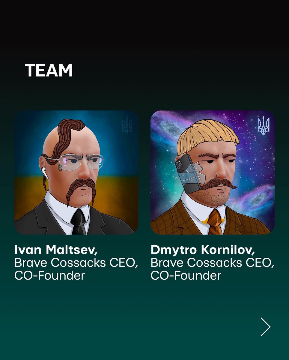 brave_cossacks's tweet photo. We hate shady NFT projects with anonymous creators and not transparent rewards. 👻

Meet our team!

And feel free to drop us a line if you have any questions about the Brave Cossacks NFT collection. 🤘 https://t.co/FfEB4dh7oF