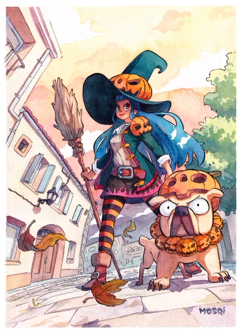 Time for another #PortfolioDay !
I'm an illustrator and concept artist, working with watercolors.
I love working for video games,
here's my portfolio :
https://t.co/Kj4bnhYklp 