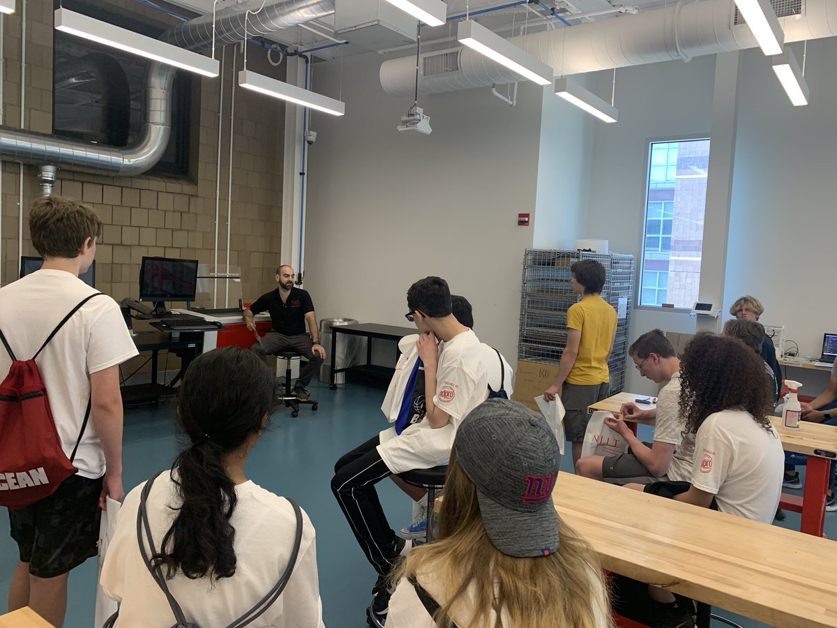 SpartanSOT's tweet photo. Day 4: Students explored the NJIT campus and learned about the college lifestyle and the many opportunities offered in the school https://t.co/qegEnlVW01