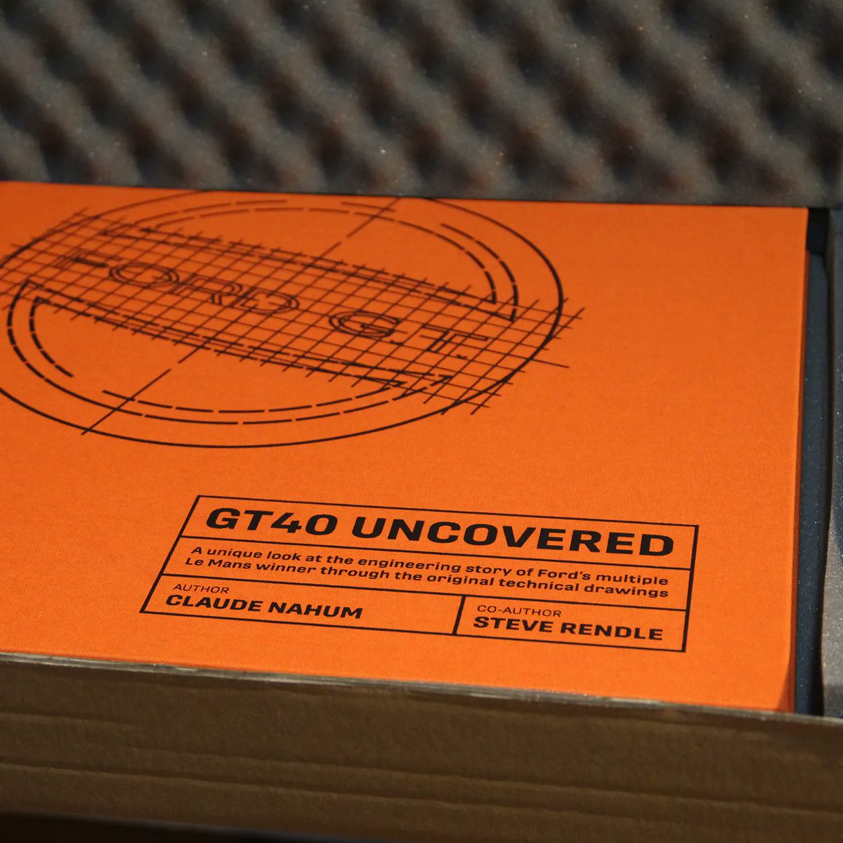 PorterPress's tweet photo. Shipping of the massive, and massively impressive, #GT40 Uncovered has begun in batches. If you're still expecting yours, it will be with you soon. We're quite sure it's worth the wait. 
#packagingfoam #luxury #newbook #fordgt40 #bookcollector #rarebookcollector #limitededition https://t.co/RIwPvHlkzQ