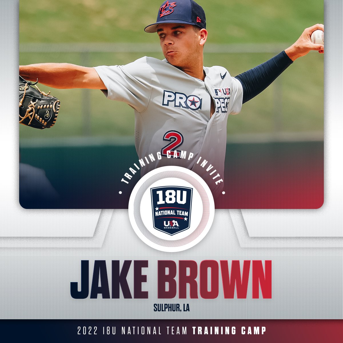 Jake Brown (@jakebrown_14) on Twitter photo Thankful for this great honor to attend <a href="/USABaseball/">USA Baseball</a> 18u Training Camp! Ready to get after it with the best. <a href="/USABaseball18U/">USA Baseball 18U</a> Thankful for this great honor to attend <a href="/USABaseball/">USA Baseball</a> 18u Training Camp! Ready to get after it with the best. <a href="/USABaseball18U/">USA Baseball 18U</a>