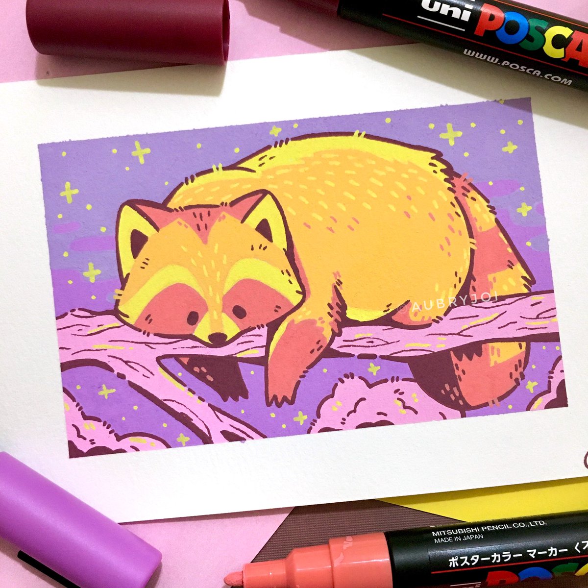 aubryjoi's tweet image. Howdy! 💜 I’m Aubry, a trans non-binary illustrator who loves drawing cute &amp;amp; colorful critters. I especially love using Posca pens!

✨ aubryjoi.carrd.co ✨

#PortfolioDay ✏️