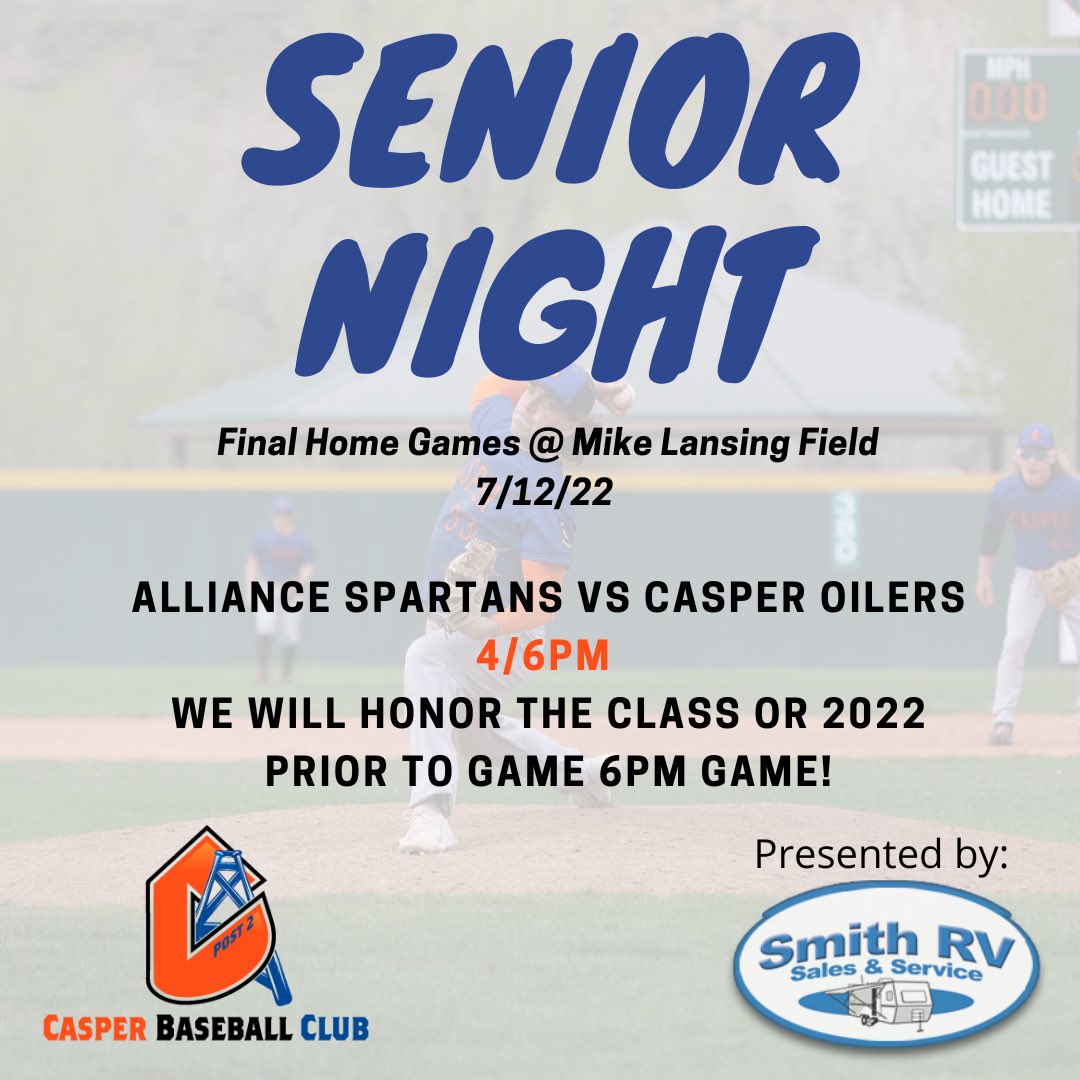 KJHill42's tweet photo. Senior Night 4/6 PM Mike Lansing Final @CBC_Post2 home games of the season https://t.co/1Xu09FKabd