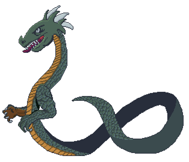 Necrofasda's tweet photo. Lindworm https://t.co/cOfNM7rhLn