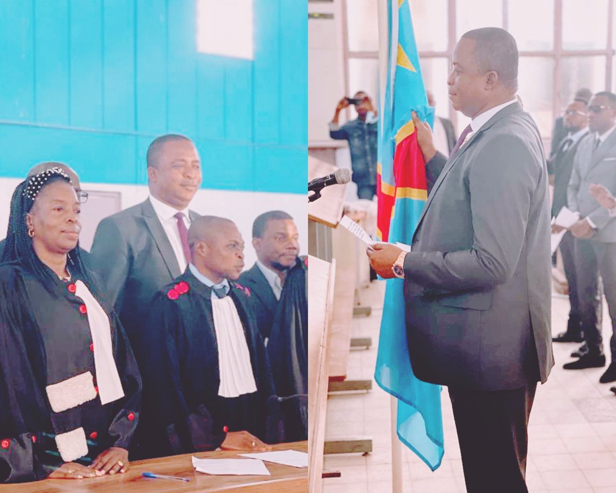 MarcelCilumbu's tweet photo. 🇨🇩 JUSTICE/RDC 🇨🇩
L'Ingénieur Plénipotentiaire et Conseiller Principal du Chef de l'État Félix TSHISEKEDI, en charge des infrastructures, Mr. David MUKEBA KALENGAY a enfin prêté serment ce mardi 12 juillet 2022, devant la barre de la cour d'appel de la Gombe en qualité d'Ir Immo https://t.co/EOBMuYM6Ch