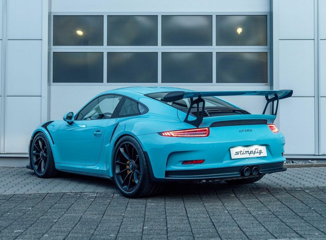 PorscheCIub's tweet photo. Paint-to-Sample Olympic Blue 991 GT3 RS https://t.co/s7TpSiNiop