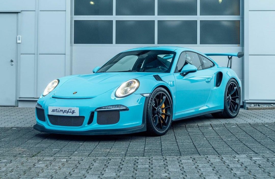 PorscheCIub's tweet photo. Paint-to-Sample Olympic Blue 991 GT3 RS https://t.co/s7TpSiNiop