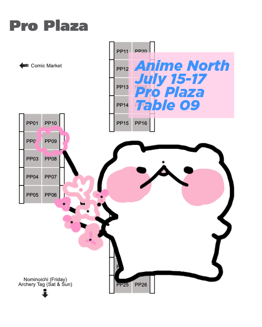 Anime North catalogue~🌱 (1/2)
Will be there July 15~17! 
