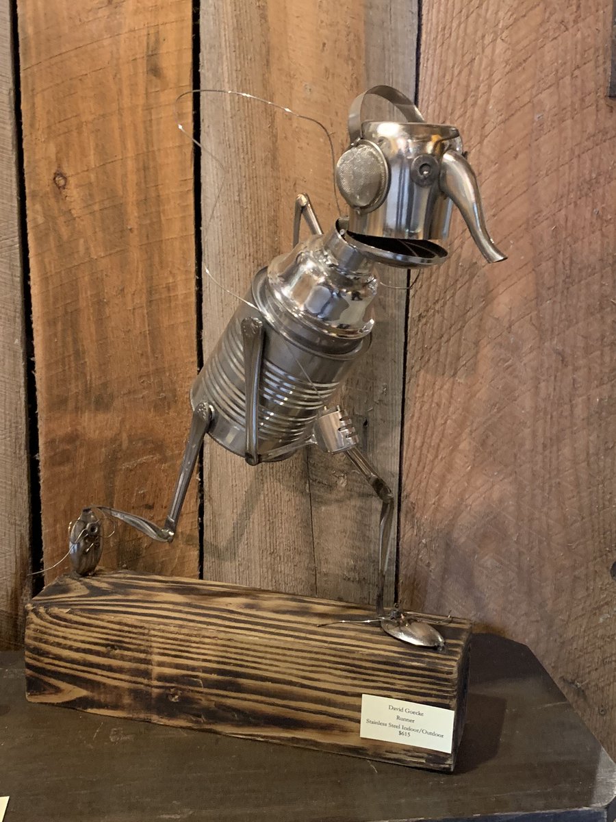 David_Goecke's tweet photo. #PortfolioDay 
I’m David. I am a metal sculptor and Found Object artist.

https://t.co/f5Rdug3Znt https://t.co/PBI28V0Dv8