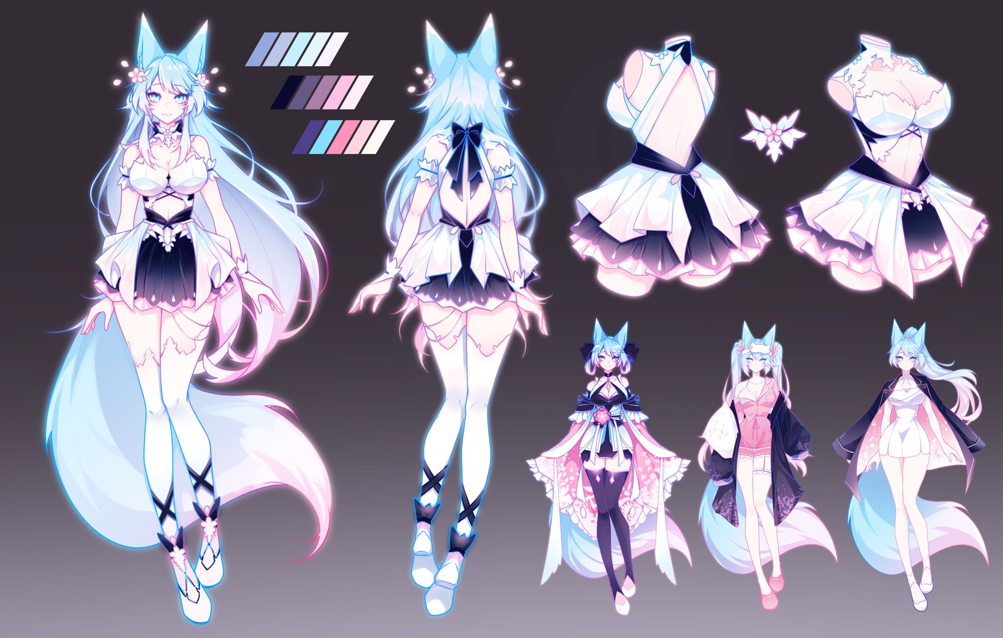 Mascot Mimos outfit references by ZenithOmocha on deviantART  Female  character inspiration Anime outfits Character design