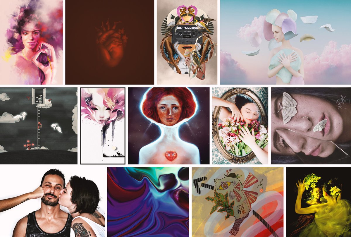 NFTartTherapy's tweet photo. We are a group of artists who come together to create art on various topics that are important to us. Our first theme was "Self Love". Look at what we have created! 🥰
@NFTartTherapy #nftarttherapy #selflove https://t.co/sEQ4cFUKnt