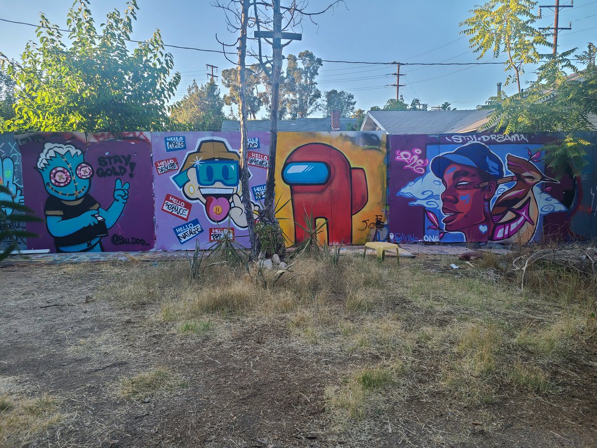 REBDUCE's tweet photo. Epic street art by some of the dopest writers in LA went down at the #FiveDollarArtParty!
@RELMSTERLA #RELMSTER #corpz #fayblone #joer225 #FiveDollarArtParty @Daillspot @REBDUCE @ARTwaterlife https://t.co/UljEHY7VWl