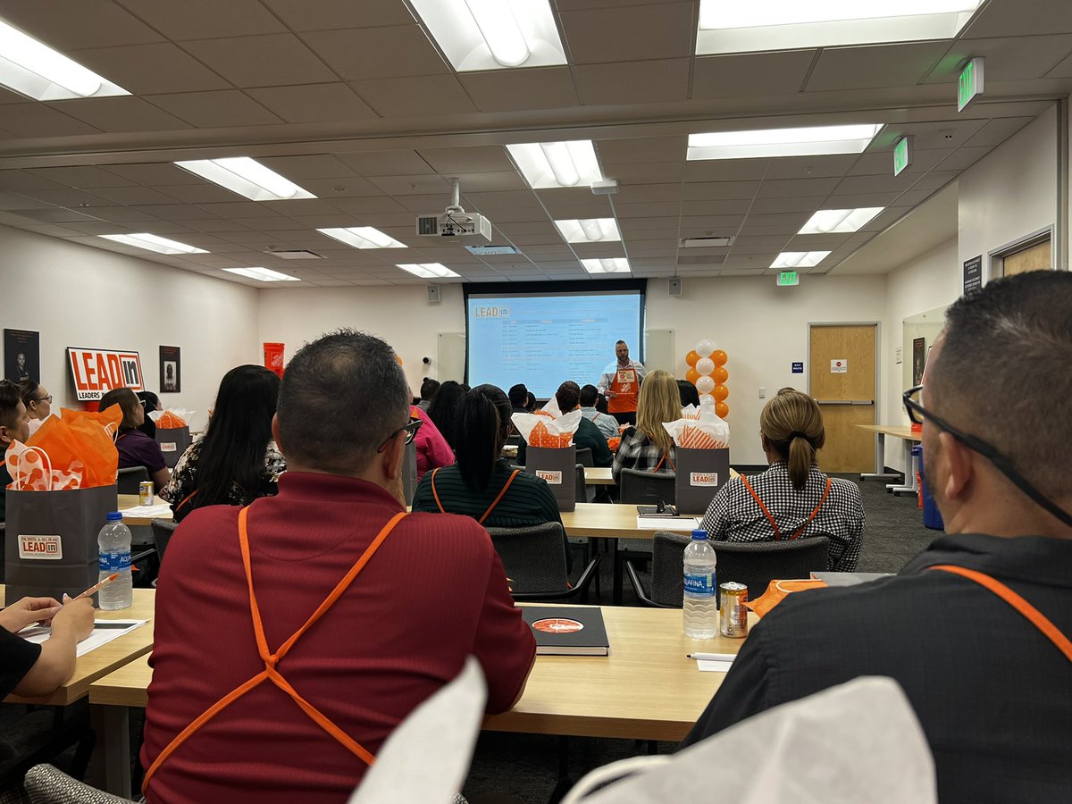 Having some fun and learning a ton at the “ lead in “ for Home Depot representing 0687 South Upland
Thank you for the opportunity and inviting me to attend