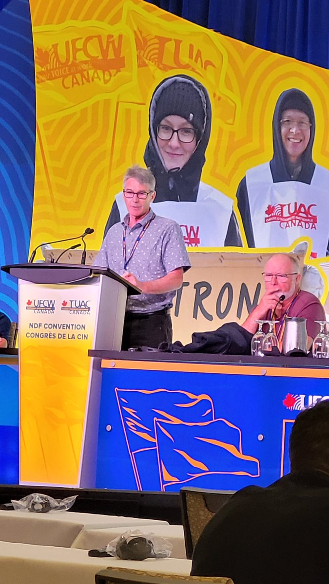 BanaagAlex's tweet photo. @UFCWCanada welcomes @jamesrichieiuf Assistant 
General Secretary @IUFglobal, speaking on the  Confined Animal Feeding Operations
(CAFO’s) and the future of the meat and poultry
industries
UFCW - NDF Convention Vancouver July 2022
#Foodsecurity #UFCW #IUF #greenanimalfarming https://t.co/yywLL5Ny6X