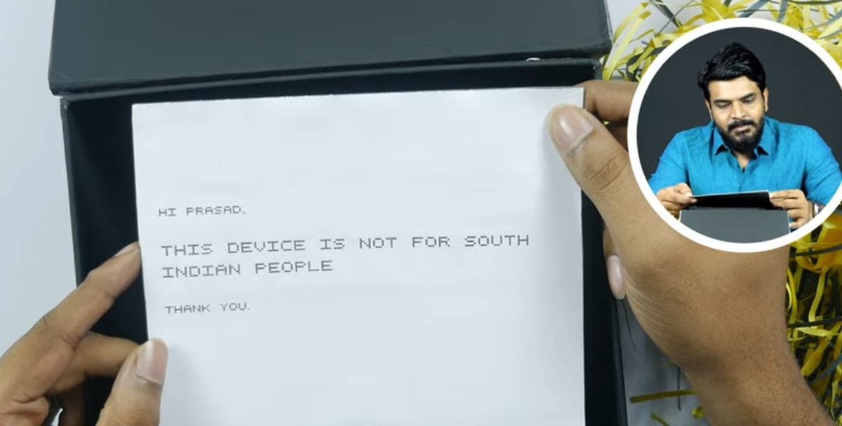 SaiSubhiksh's tweet photo. #DearNothing #SouthIndia
There are 15 different languages in India. Not only hindi #bycottnothing you are not having 5 units to give in South India , but you can give 5 give away units in hindi.@iamprasadtech @hafizsd @TechFactsRafee https://t.co/oX0mMUGdHv