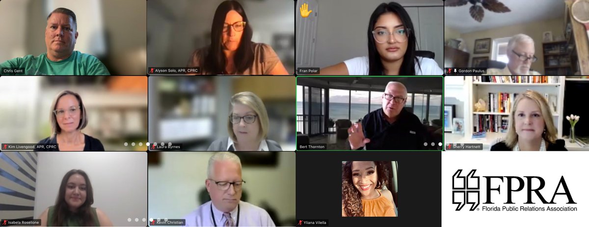 Amazing <a href="/FPRA/">FPRA</a> session this morning on high-impact #mentoring, featuring guest presenters Dr. Sherry Hartnett (<a href="/profhartnett/">Dr. Sherry Hartnett</a>) and Bert Thornton, retired president/COO and the vice chairman emeritus of <a href="/WaffleHouse/">Waffle House</a>. Thanks, <a href="/KimLivengood/">Kim Livengood, APR</a> and <a href="/gordonpaulus/">Gordon Paulus</a>, for coordinating!