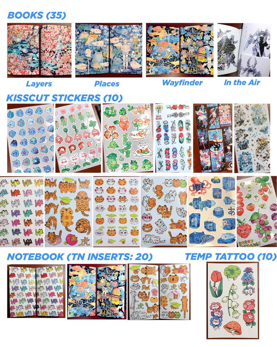 Anime North catalogue (2/2)
Table will be cash only~ 
1 bonus sticker for every purchase! 