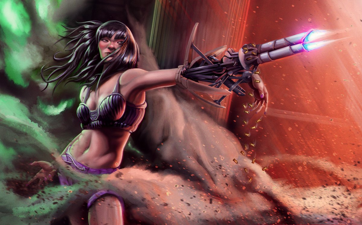 Hi #PortfolioDay ! ~~ I'm Essord, a hobbyist artist, loving all things about fantasy, sci-fi and horror 🌟