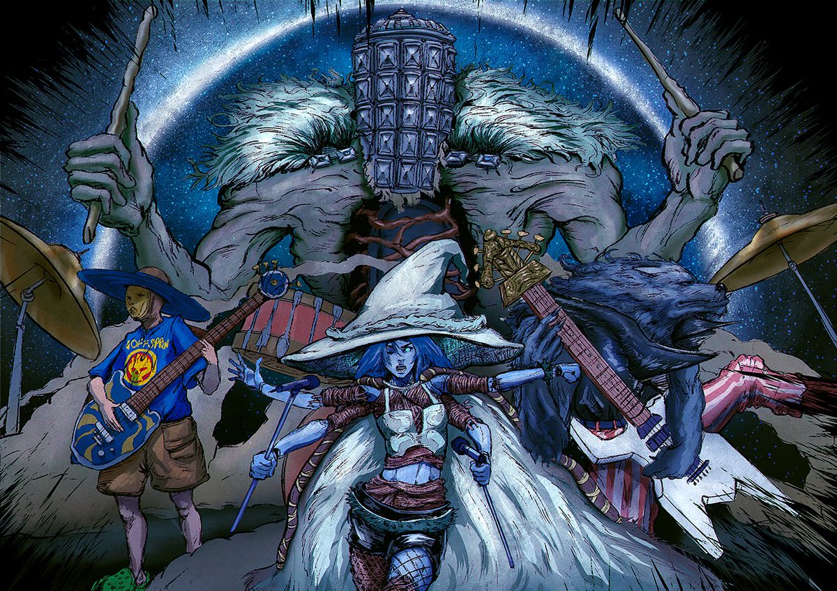 essord_'s tweet photo. Hi #PortfolioDay ! ~~ I'm Essord, a hobbyist artist, loving all things about fantasy, sci-fi and horror 🌟 https://t.co/CstL9hJYIy