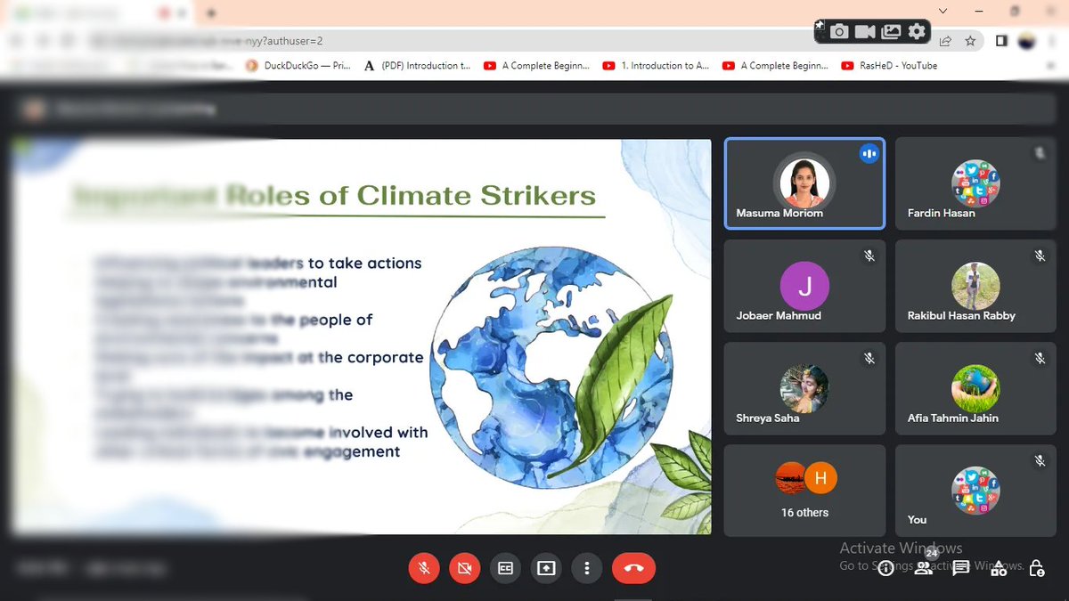 MoriomMasuma's tweet photo. The session was very satisfying and much needed for self-confidence ✨
Thanks again to the @EcoNet_Global PSTU Team for inviting me to such an initiative.
#ClimateCrisis
#ClimateAction #ClimateStrike #SYDO https://t.co/YPOHYiLw0s