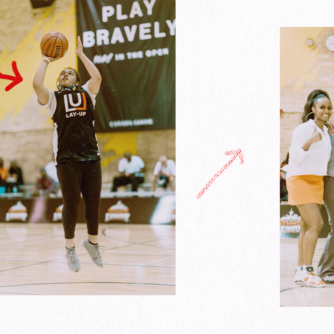 LayupBasketball's tweet image. Thank you Hoop Queens for having our participants play during half-time!

They all really enjoyed being on the court, to not only showcase their skills but to also be a part of something special as a team!
#hoopqueens #basketball #community