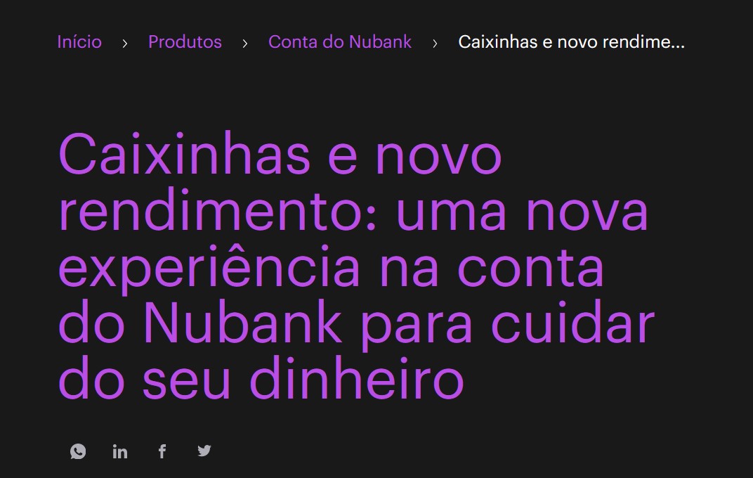 RaphaBCarneiro's tweet photo. Para os usuários do Nubank: o roxinho anunciou duas mudanças importantes. Uma se refere à forma como o dinheiro é guardado lá. A outra é sobre a rentabilidade. 

Vou explicar mais

+ https://t.co/uBKQtbAYr8