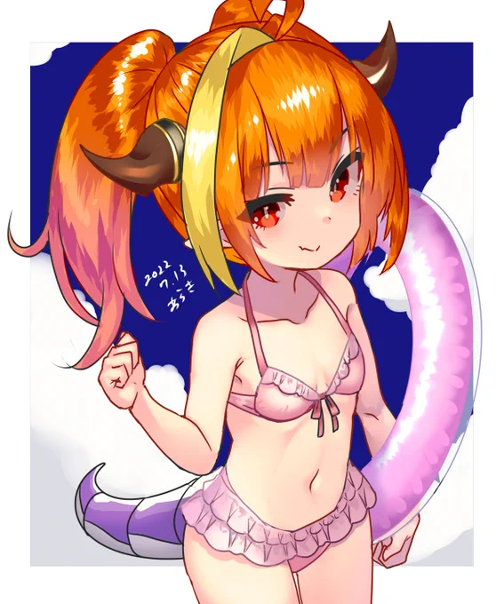 ≡≡≡c⌒っ・ω・)っ暑いですね!!ロリ会長!!
 #みかじ絵 