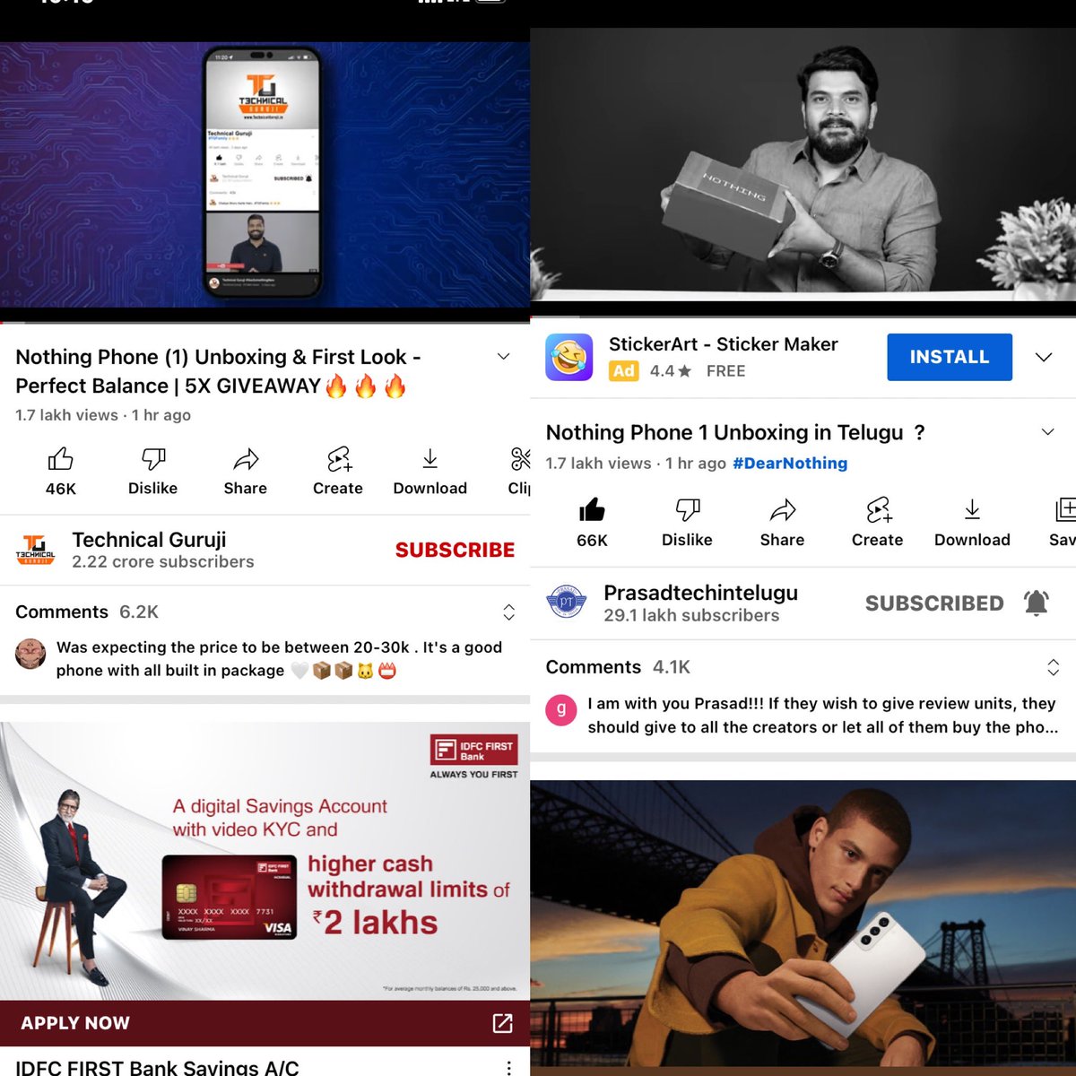 pavan57912330's tweet photo. Likes ⚡️20 million subscribe 3million subscribe #DearNothing power of Telugu @iamprasadtech https://t.co/2mk7tqFQZE