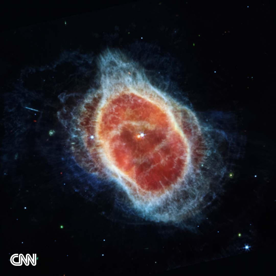 CNN's tweet photo. After decades of waiting, it’s finally time for the world to see the first images taken by the most powerful space telescope ever — the James Webb Space Telescope.  https://t.co/2kB39Z2kUf https://t.co/er3vCHfDTD